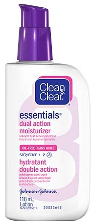 Clean & Clear Dual Action Moisturizer ingredients (Explained)