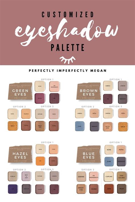 Customizable Eyeshadow Palette — Perfectly Imperfect Megan | Green eyes pop, Eyeshadow for green ...