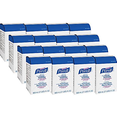 Purell Instant Hand Sanitizer Refills Unscented 800 mL Case Of 12 ...