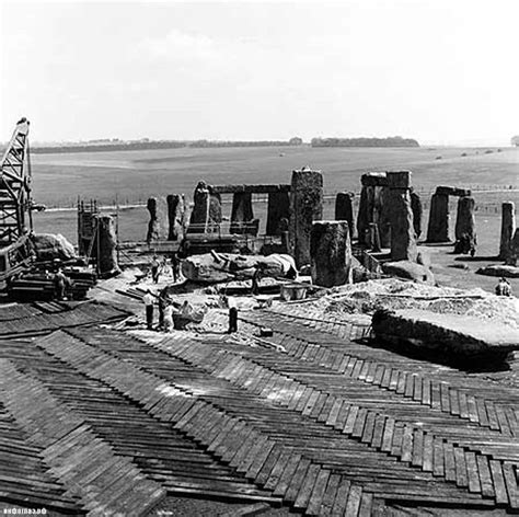 Stonehenge: History and Restoration through old photographs, 1880-1960 - Rare Historical Photos