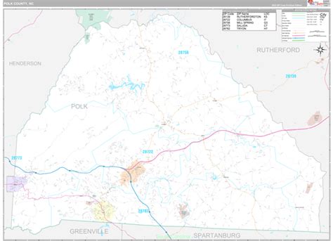 Polk County, NC Maps