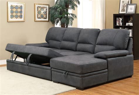 Furniture of America Alcester Graphite Sectional Sofa CM6908BK | Mobili, Progetti con il legno ...