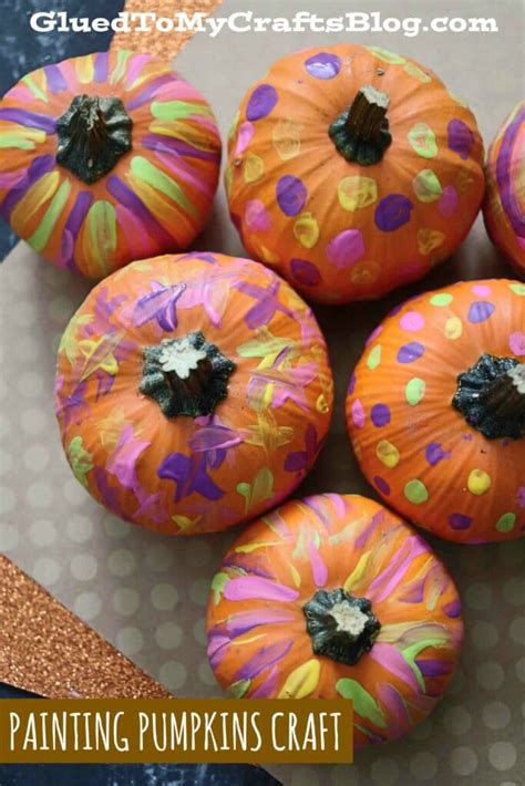 Toddler Fun - Pumpkin Painting Craft Idea For Kids