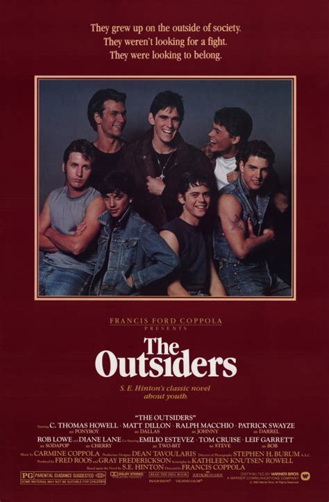 The Outsiders 1983 Poster