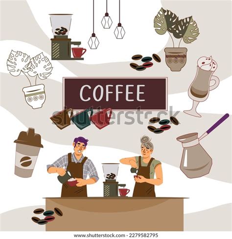 Coffee Shop Banner Design Banner Poster Stock Vector (Royalty Free) 2279582795 | Shutterstock