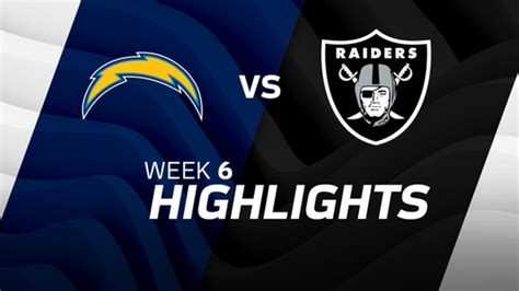 Chargers vs. Raiders Highlights