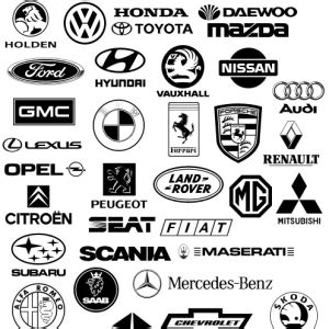 Black and White Car Logo - LogoDix