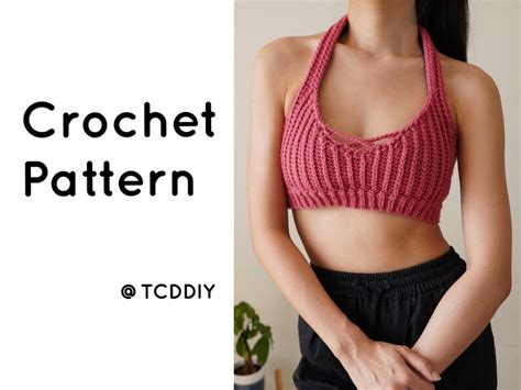 Crochet Bralette Pattern - Etsy