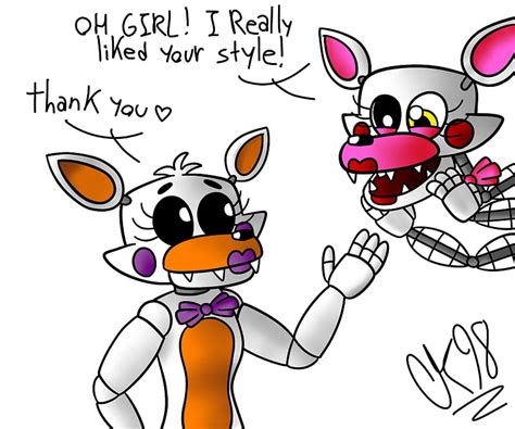 Mangle x lolbit, lolbit, Drawing, fnaf, mangle, HD wallpaper | Peakpx