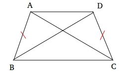 Prove that the Diagonals of an Isosceles Trapezoid are Congruent