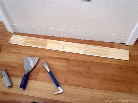 How To Remove Baseboards - Sew Woodsy