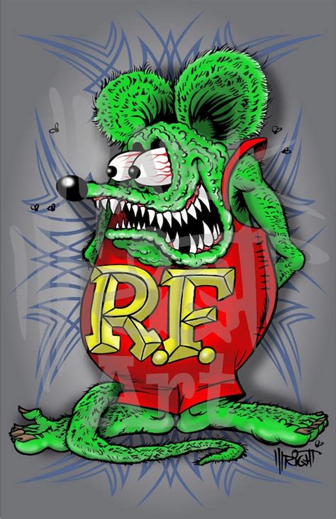 RAT FINK 11 x 17 Art Print from Original Artwork by Mark | Etsy