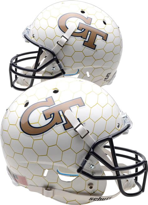 Georgia Tech Yellow Jackets Schutt Honeycomb Replica Football Helmet ...