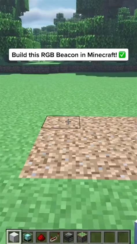 Build this rgb beacon in minecraft – Artofit