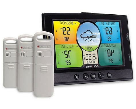 AcuRite Indoor Outdoor Weather Station 3 Temperature Humidity