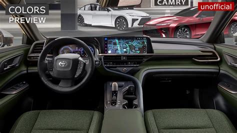 2024 Toyota Camry IX Digitally Presents Colorful and Tech-Savvy Interior - autoevolution