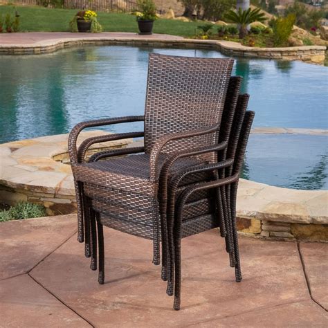 Wicker Outdoor Dining Sets For 4 at Casey Hooks blog