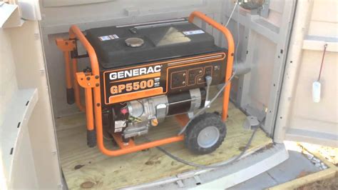 Homemade Portable Generator Enclosures