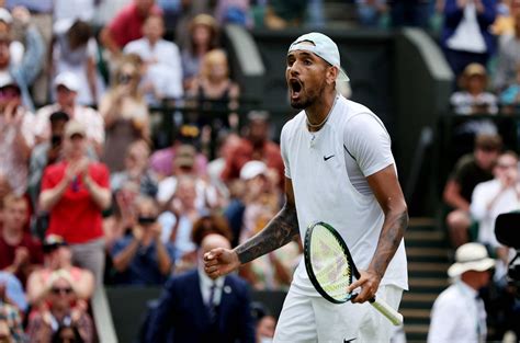 Nick Kyrgios laughs off criticism after reaching Wimbledon quarters ...