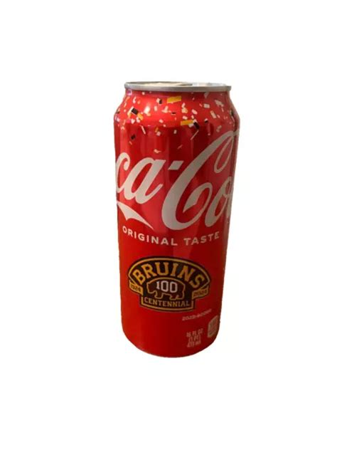 BOSTON BRUINS 100 Year Centennial Coca Cola 16 Oz Can Limited Edition $9.99 - PicClick