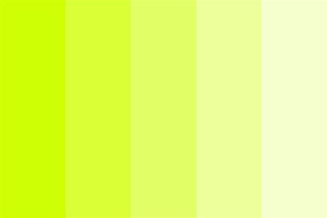 Neon Yellow Color Palette