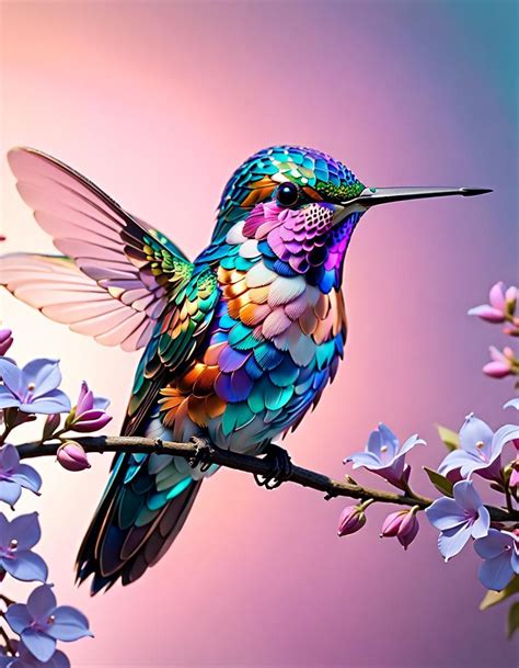 Hummingbird - AI Generated Artwork - NightCafe Creator