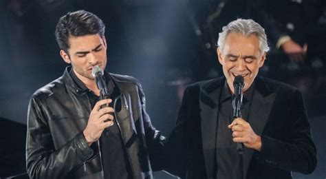 Andrea Bocelli's duet with his Son wins Sanremo Music Fastival