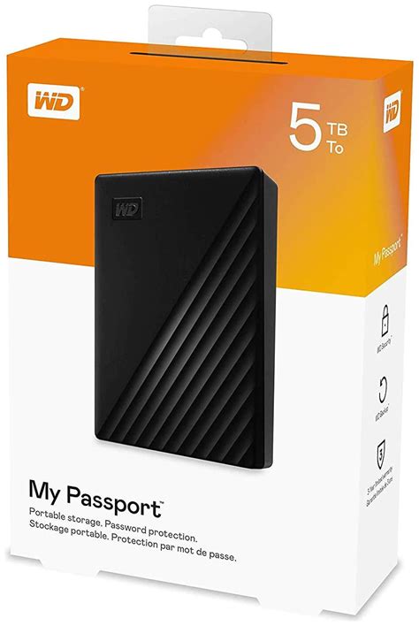 "WD 5TB My Passport for Mac - High-Capacity External Hard Drive"