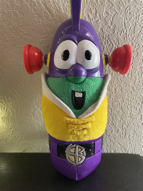 VeggieTales Larry Boy Talking Plush w/ Super Suction Ears (Big Idea, 2000) | eBay