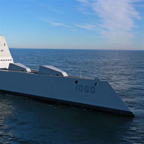 The Stealthy Destroyer USS Zumwalt Is Ready to Set Sail and Join the U ...