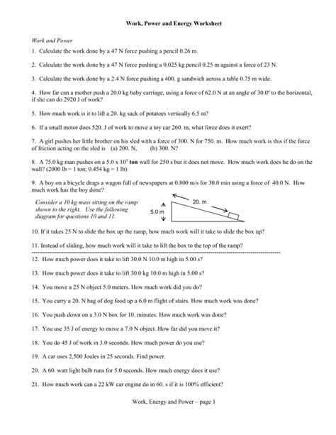 worksheet. Force Motion And Energy Worksheets. Grass Fedjp Worksheet Study Site