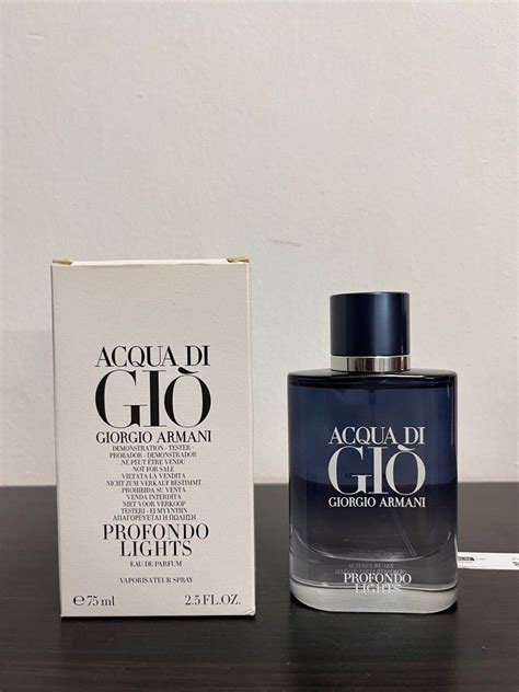 Acqua di Gio Profondo Lights 75ml, Beauty & Personal Care, Fragrance ...