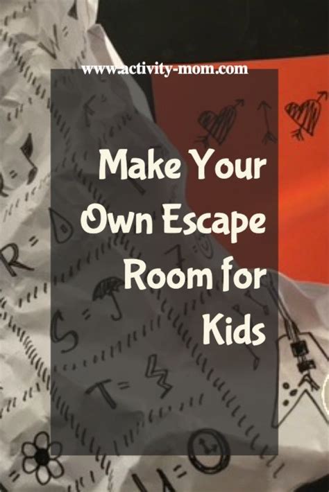 Make Your Own Escape Room Challenge for Kids (FREE Printable) - The Activity Mom | Escape room ...