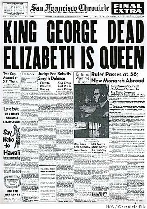 Britain's King George VI dies