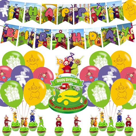 Buy Teletubbies Party Supplies,Birthday Party Decorations for ...