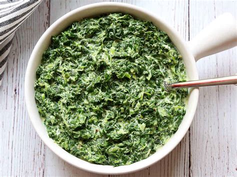 Creamed Spinach (From Frozen) - Healthy Recipes Blog