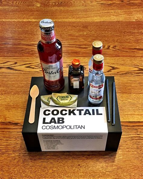 Cosmopolitan Cocktail Kit Gift Box | Cocktail kit gift, Cocktail kits, Cocktail gifts