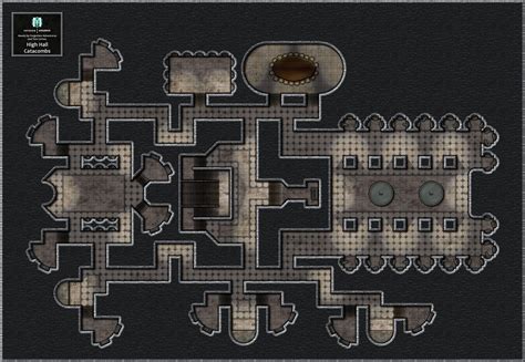 [Map][84x58] High Hall Catacombs : r/DescentintoAvernus