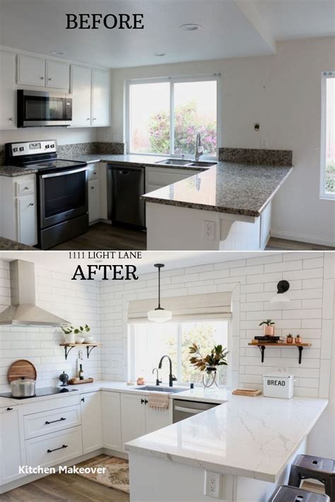 Kitchen Makeover Before and After on a Budget | Kitchen remodel small, Diy kitchen renovation ...