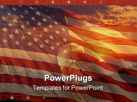 American Flag Powerpoint Template