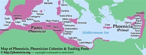 Phoenician Colonies | Carthage, Phoenician, Phoenicia