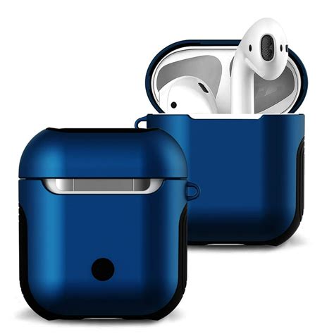 AirPods Silicone Case Cover Protective Skin Hard Cover Dual Layer Ultra Hybrid Air Pods Case for ...