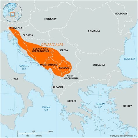 Dinaric Alps | Map, Height, & Facts | Britannica