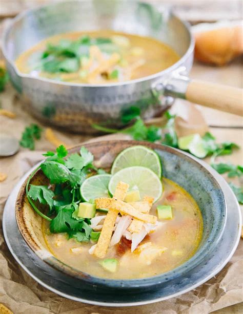 Sopa de Lima - Traditional Mexican Lime Soup with Chicken