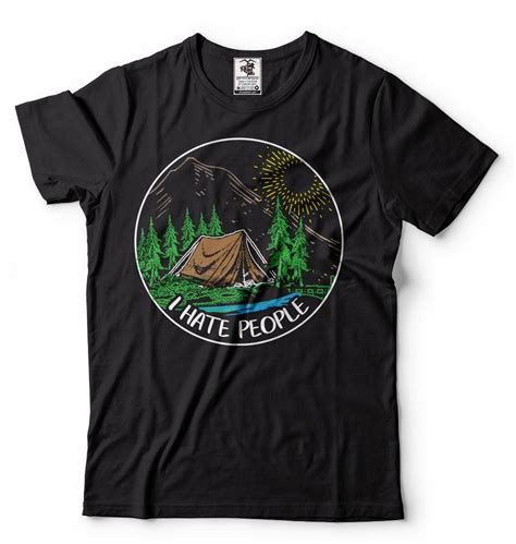 Camping T-shirt With Funny Camping Design - Etsy