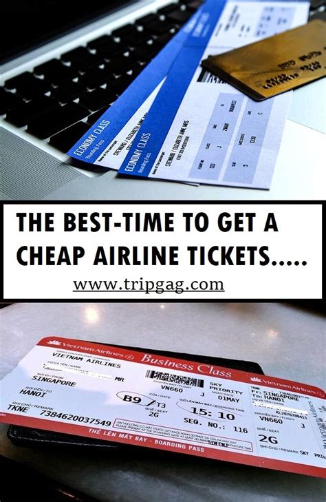 The Best Time To Book A Cheap Airline Tickets For The Next Travel | Airline tickets, Cheap ...