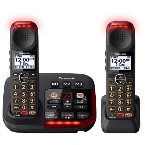 Panasonic KX-TGM422AZB Amplified Cordless Twin Handset | JB Hi-Fi