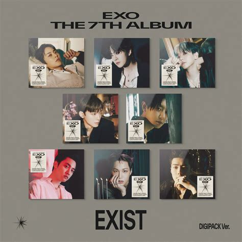 EXO (엑소) 7TH ALBUM - [EXIST] (Digipack Ver.) – EVE PINK K-POP