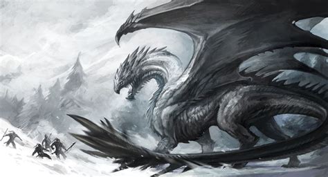 giant monster wallpaper part 2 - Album on Imgur Snow Dragon, Dragon Fight, Ice Dragon, Black ...