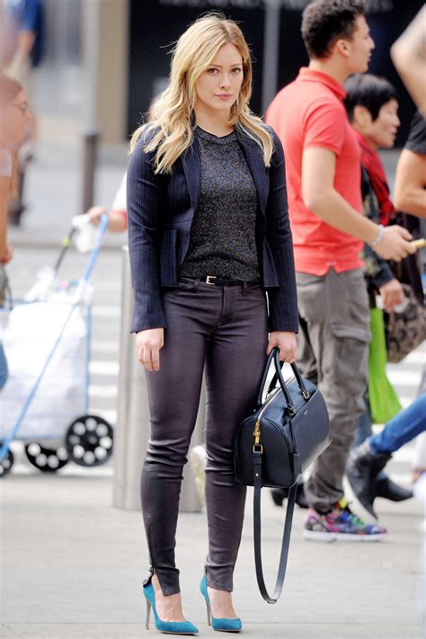 Hilary Duff in Leather Pants on Younger set -20 | GotCeleb